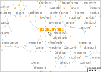 map of Pozo Guayabo