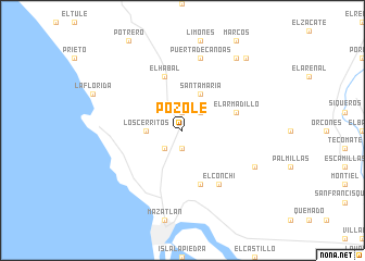 map of Pozole