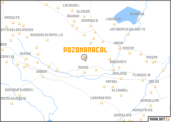 map of Pozo Manacal