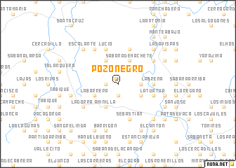 map of Pozo Negro