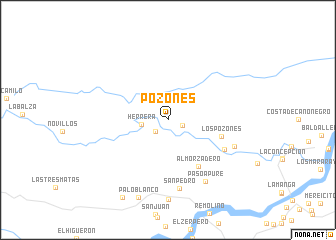 map of Pozones