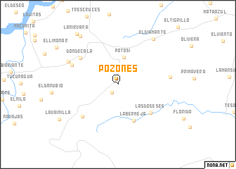 map of Pozones