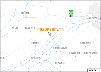 map of Pozo Peralta