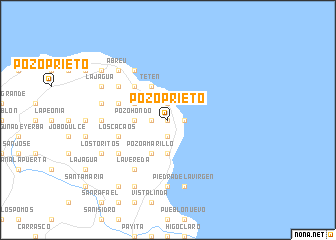 map of Pozo Prieto