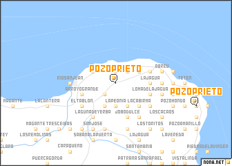 map of Pozo Prieto