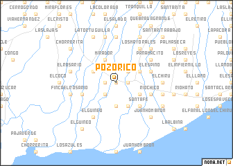 map of Pozo Rico