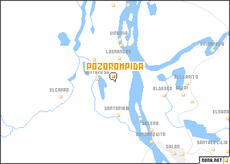 map of Pozo Rompida