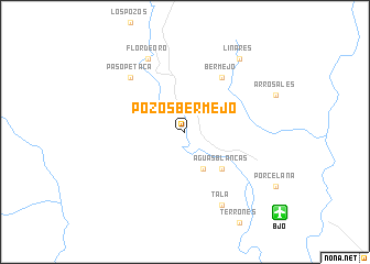 map of Pozos Bermejo
