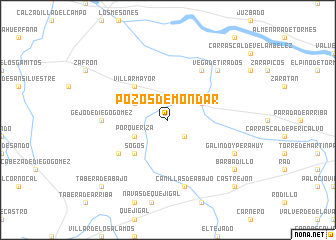 map of Pozos de Móndar
