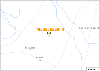 map of Pozos de Serna