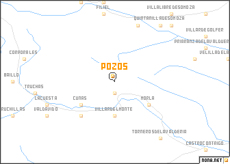 map of Pozos
