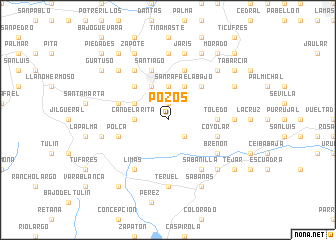 map of Pozos