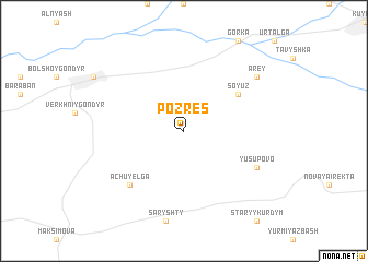 map of Pozres