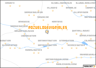map of Pozuelo de Vidriales