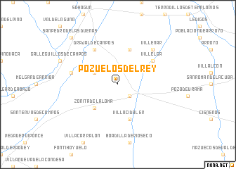 map of Pozuelos del Rey