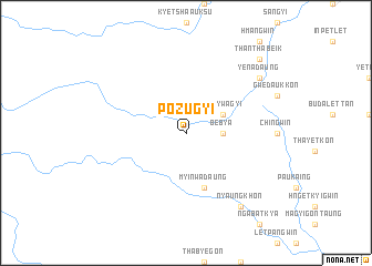 map of Pozugyi