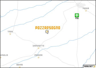 map of Pozzarsogno