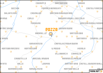 map of Pozza