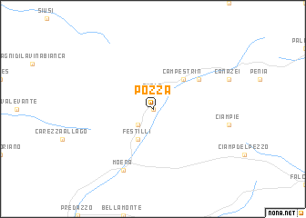 map of Pozza