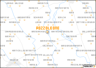 map of Pozzoleone