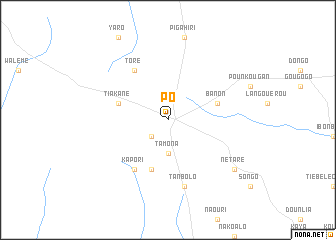 map of Pô