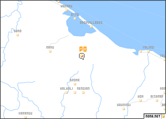 map of Po