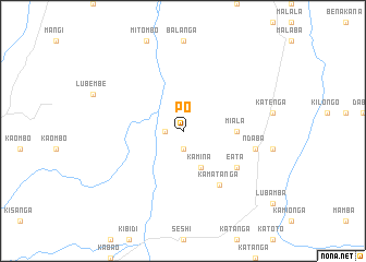 map of Po