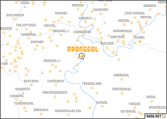 map of Ppong-gol