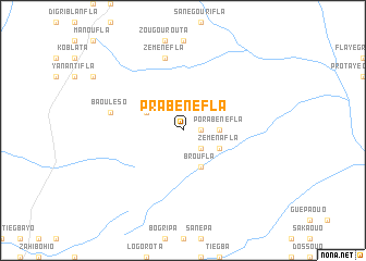 map of Prabénéfla