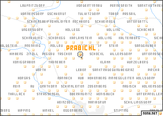 map of Präbichl