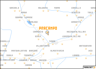 map of Prà Campo