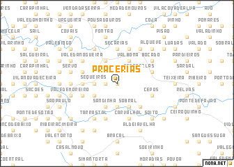 map of Pracerias