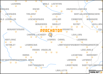 map of Prachaton