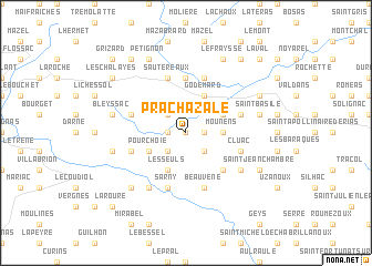 map of Prachazale