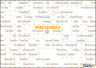 map of Prackenbach