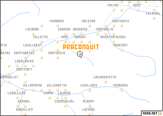 map of Praconduit