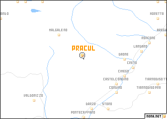 map of Pracul