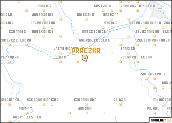 map of Praczka