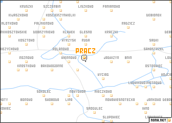 map of Pracz