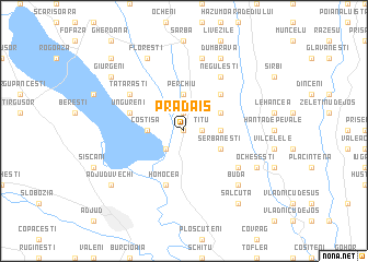 map of Prădaiş