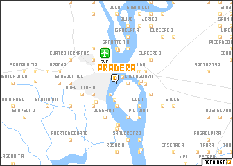 map of Pradera