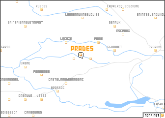 map of Prades