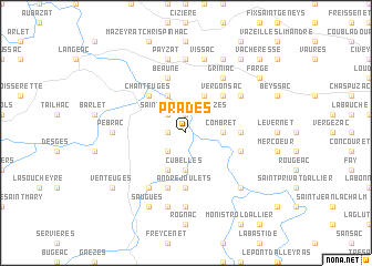 map of Prades