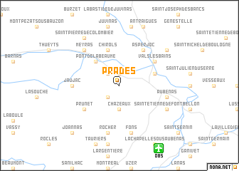 map of Prades