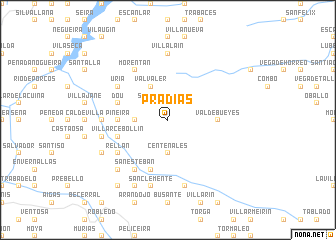 map of Pradiás