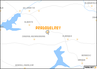 map of Prado del Rey