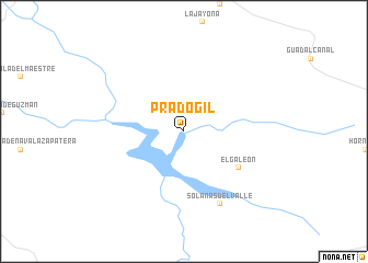 map of Prado Gil