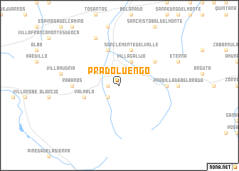 map of Pradoluengo