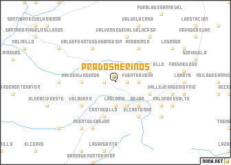 map of Prados Merinos