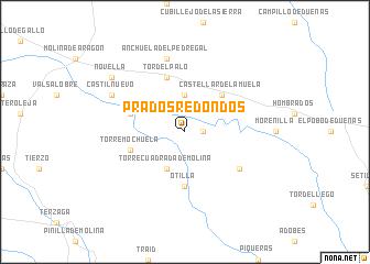 map of Prados Redondos